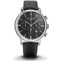 Orologio Locman Uomo 1960 Crono in Acciaio 0254A01A-00BKNKPK - 0254A01A-00BKNKPK